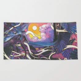 The Raven Cycle Beach Towel