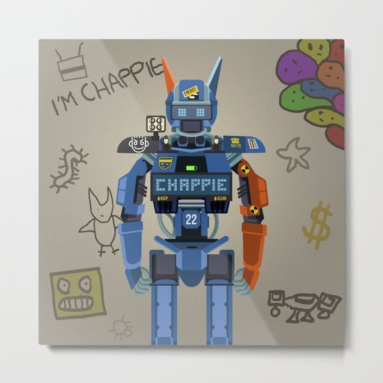 Chappie vector fanart Metal Print