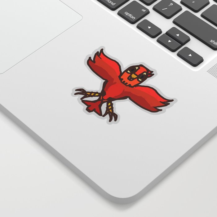 Red Phoenix Sticker