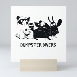 Dumpster Divers - Alex Whitehead Mini Art Print