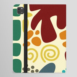 Abstract vintage colors pattern collection 15 iPad Folio Case