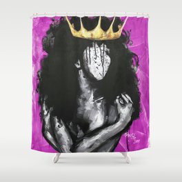 Naturally Queen IV PINK Shower Curtain