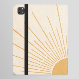 Boho Sun no. 5 Yellow iPad Folio Case