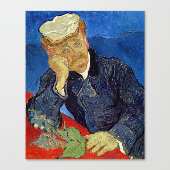 Vincent Van Gogh - Portrait of Dr Gachet Canvas Print