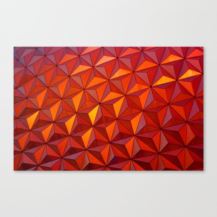Geometric Epcot Canvas Print