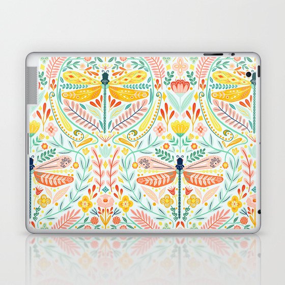 Folk Art Dragonflies Laptop & iPad Skin