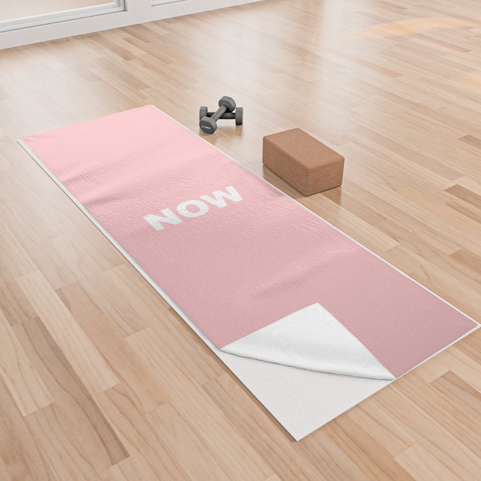 NOW CRYSTAL ROSE COLOR Yoga Towel
