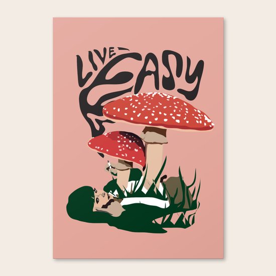 Live Easy Canvas Print