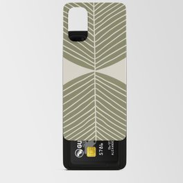 Arched Jungle Leaf Android Card Case