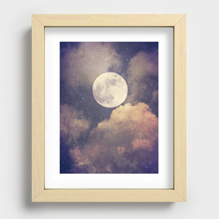 To the Moon and Back  Recessed Framed Print