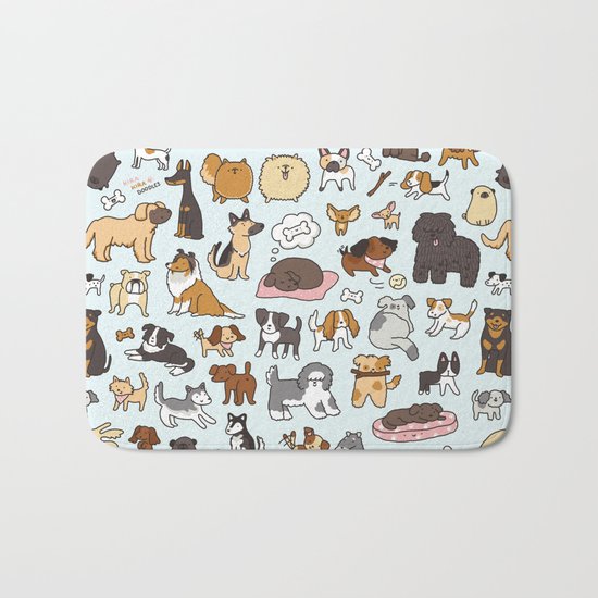 Doggy Doodle Bath Mat