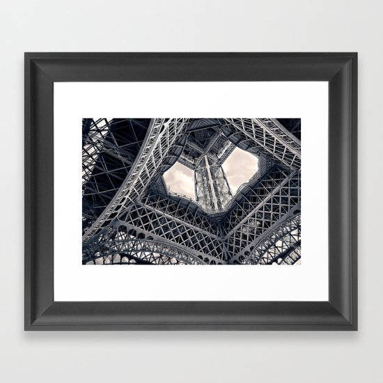Eiffel Steel Framed Art Print