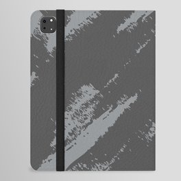 Abstract Charcoal Art Gray Grey iPad Folio Case