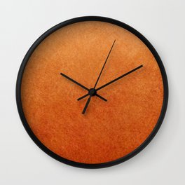 Brown Textured Ombre Abstract Wall Clock