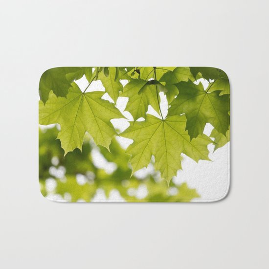 The Green Leaves of Summer Bath Mat