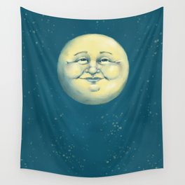 Vintage Moon Wall Tapestry
