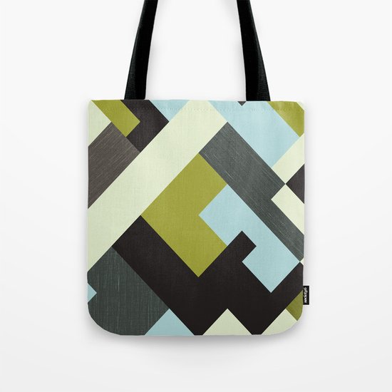 Rectangular geometric Tote Bag