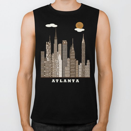Atlanta city vintage Biker Tank