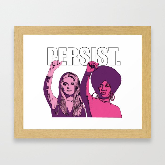 Persist Framed Art Print