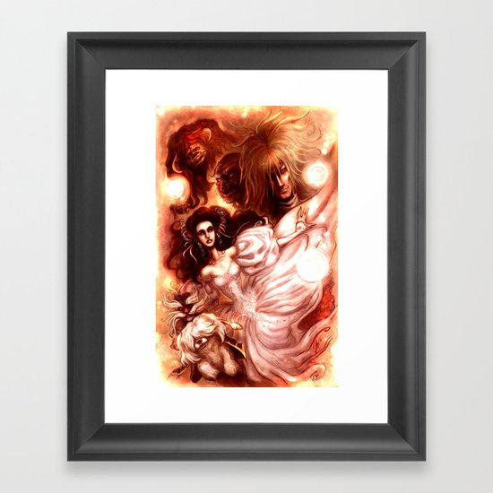 Lost in the Underground Framed Art Print