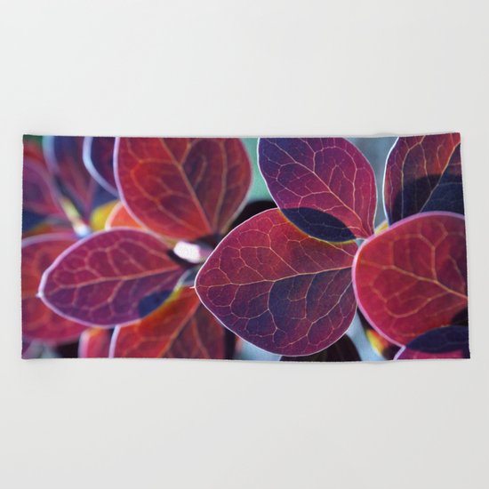 Autumn Leaves Beach Towel