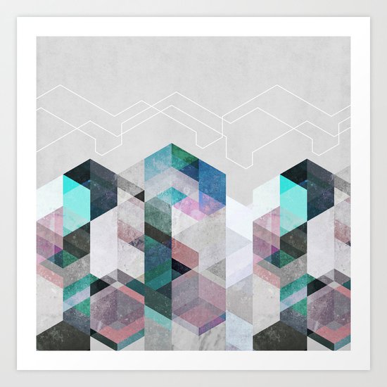Nordic Combination 23 Art Print