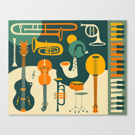 JUST JAZZ Canvas Print