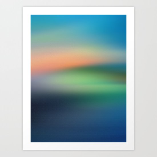 Abstract Seascape Art Print