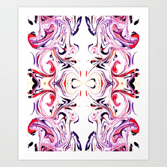Marble Art Print
