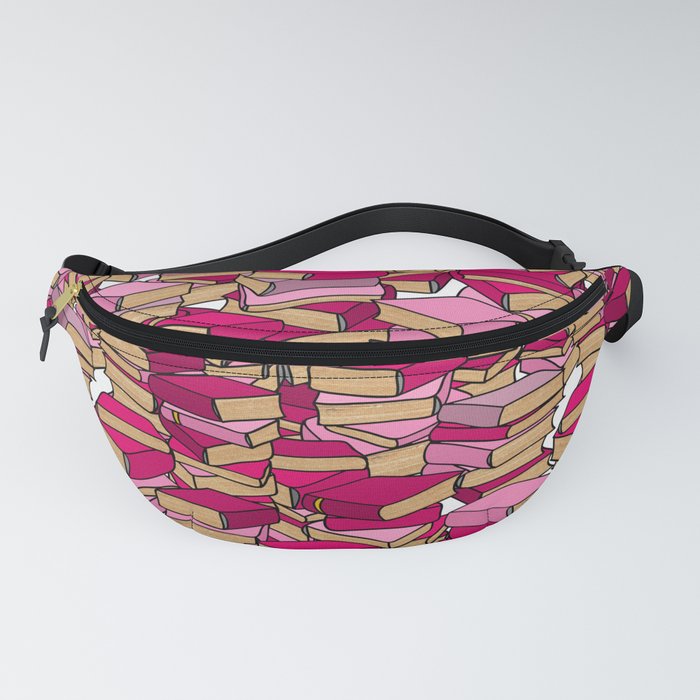 Book Collection in Pink Fanny Pack