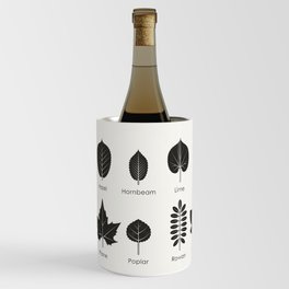 Old Tree Leaves Identification Chart Wine Chiller