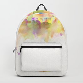 Colorful Stanford California Skyline - University Backpack