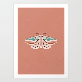 Desert Moth Art Print