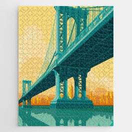 Manhattan Bridge NYC Jigsaw Puzzle