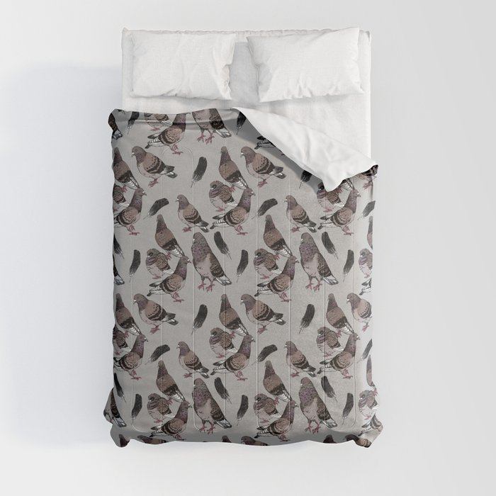 Pigeon Pattern 2 Comforter