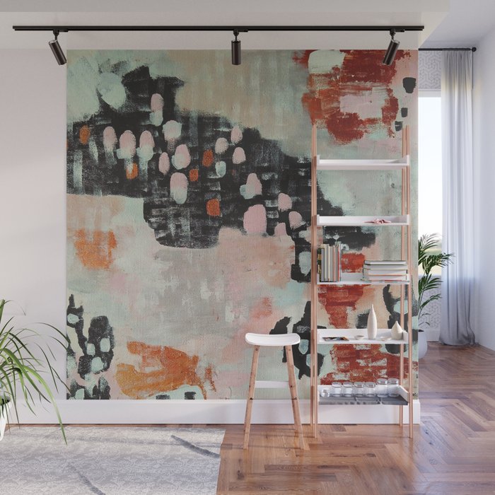 Abstract Painting Wall Mural By Lorasi Society6