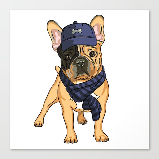 Cute puppy Canvas Print