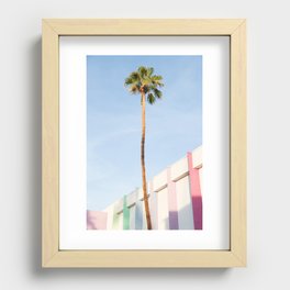Palm at the Saguaro Recessed Framed Print