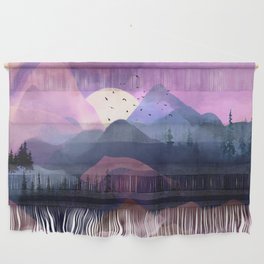 Misty Mountain Morning Wall Hanging