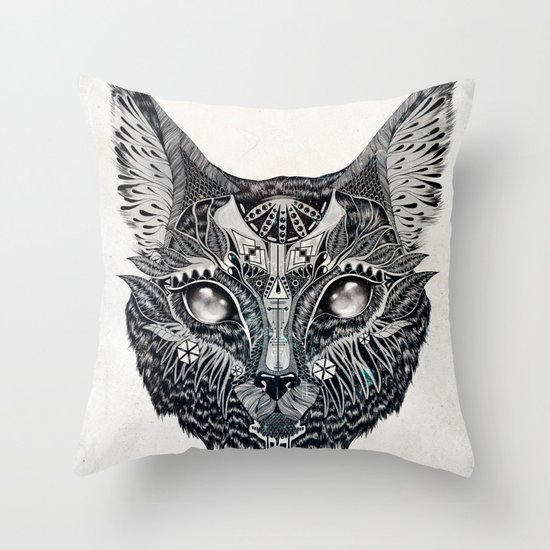 Lynx Throw Pillow