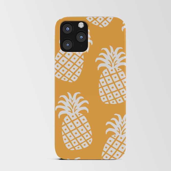 Pineapple Twist 321 Yellow iPhone Card Case