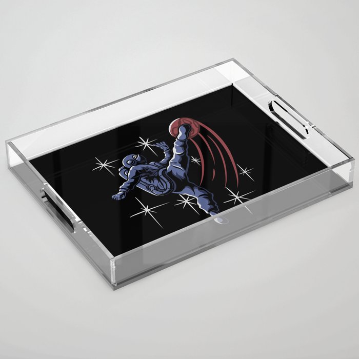 Astronaut Football Acrylic Tray