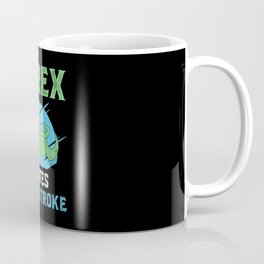T-Rex Hates Backstroke Swimming Swimmer Swim Funny Mug