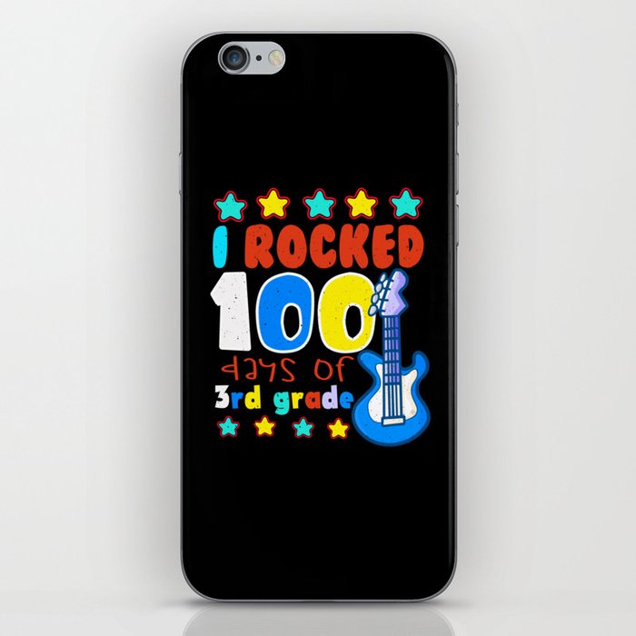 Days Of School 100th Day Rocked 100 3rd Grader iPhone Skin