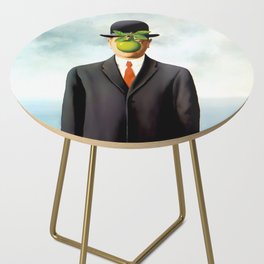Rene Magritte The Son of Man, 1964 Artwork, Tshirts, Posters, Prints, Bags, Men, Women, Youth Side Table