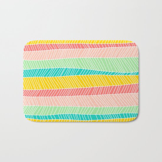 Beach Stripe (Vintage Candy) Bath Mat