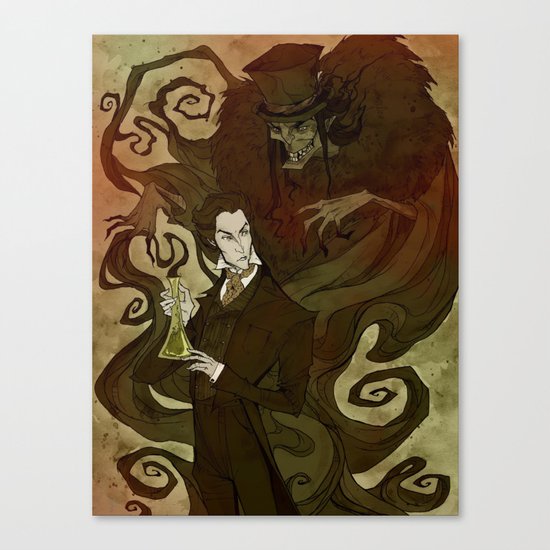 Dr. Jekyll and Mr. Hyde Canvas Print
