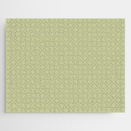 Pastel Green Solid Color Hue Shade - Patternless Jigsaw Puzzle