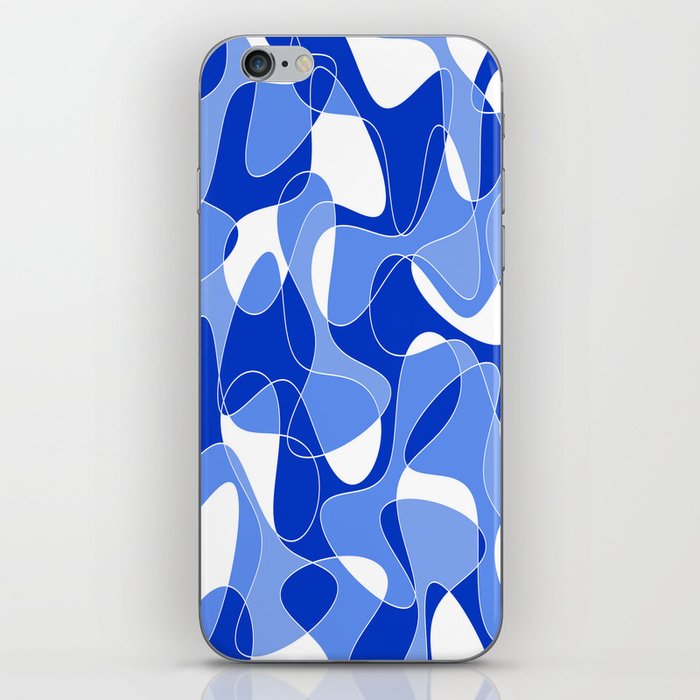 Abstract pattern - blue. iPhone Skin