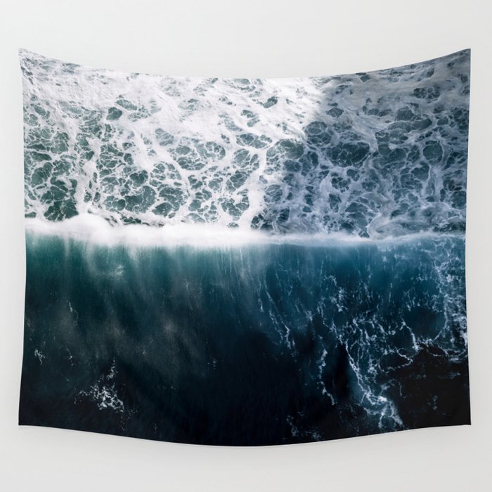 Summer and Waves  Wall Tapestry